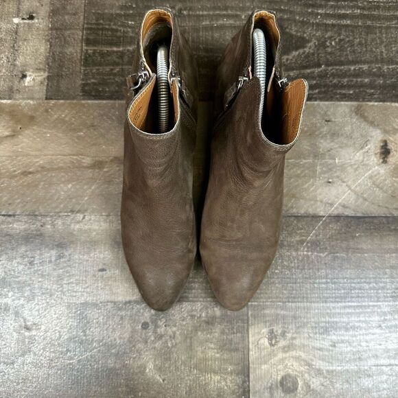 FRYE judith ankle booties womens size 10 brown suede - Picture 8 of 11